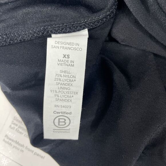 Athleta Deep V-Neck Mesh Plunge Tankini Swimwear Women's Black Size XS NWT - Picture 5 of 5